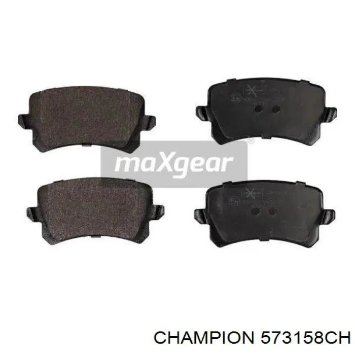 Задні гальмівні колодки Champion 573158CH ціна, від 18.67 USD
