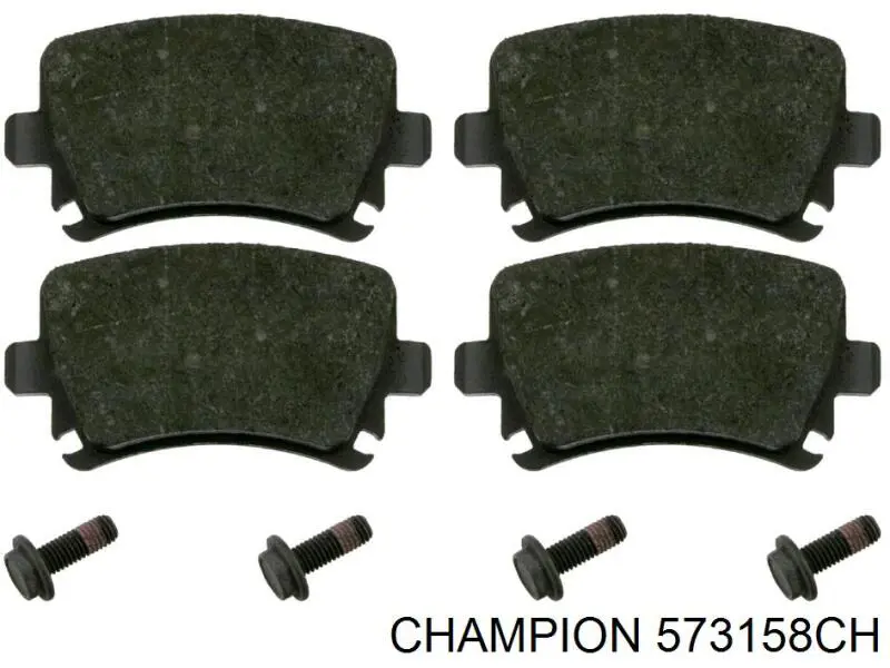 Купити 573158CH Champion Задні колодки