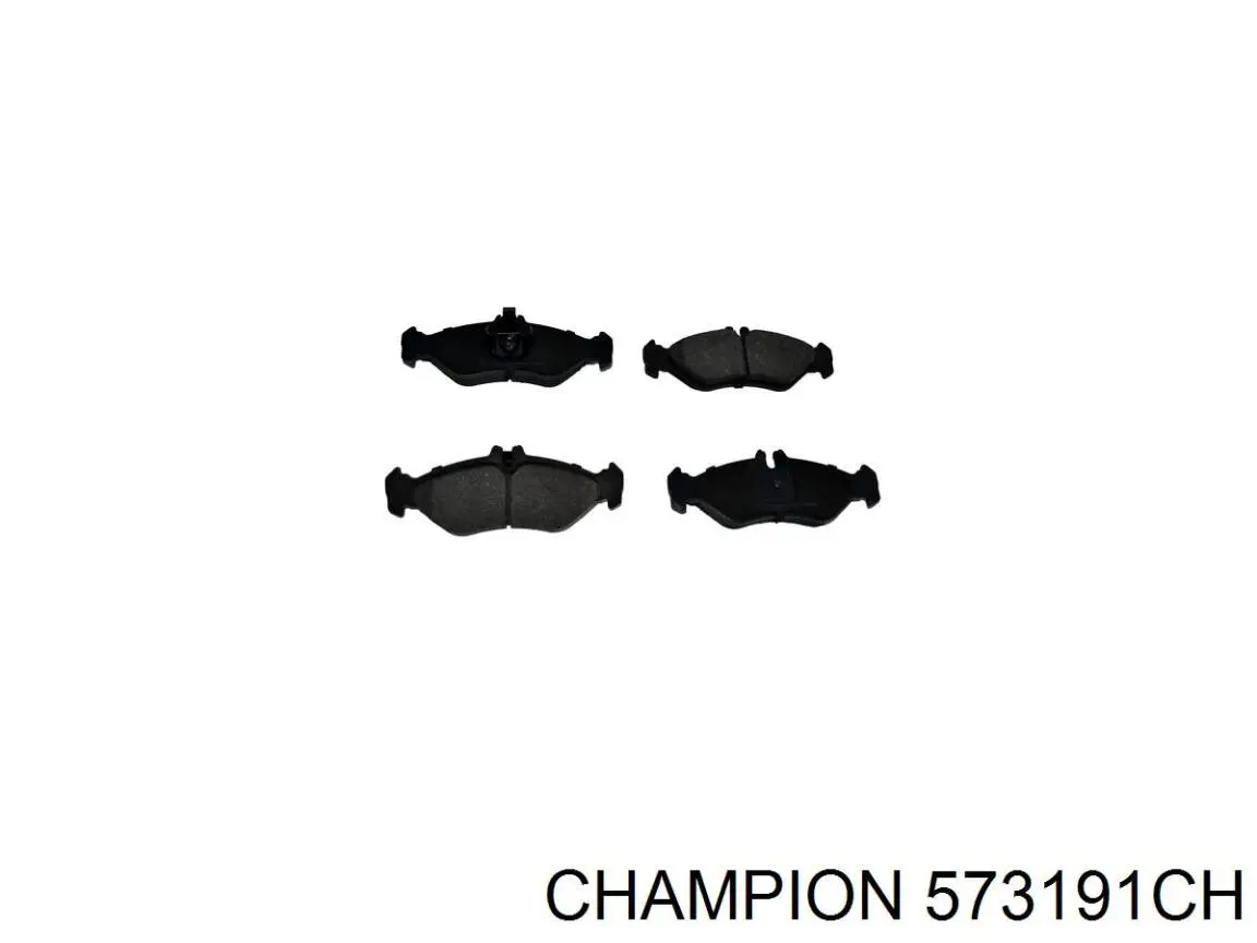 Задні гальмівні колодки 573191CH Champion