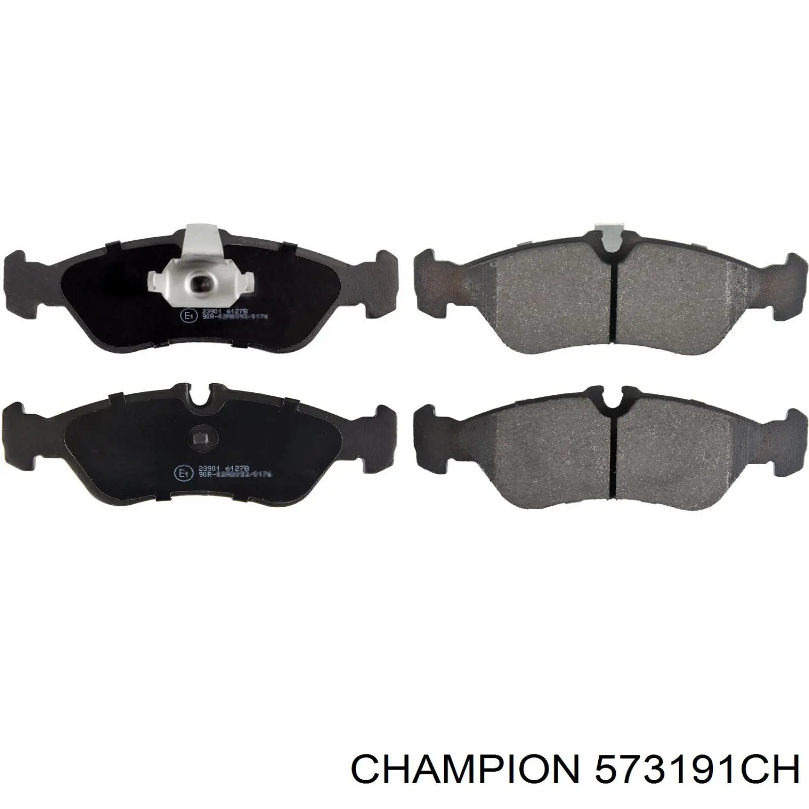 Задні гальмівні колодки Champion 573191CH ціна, від 22.59 USD