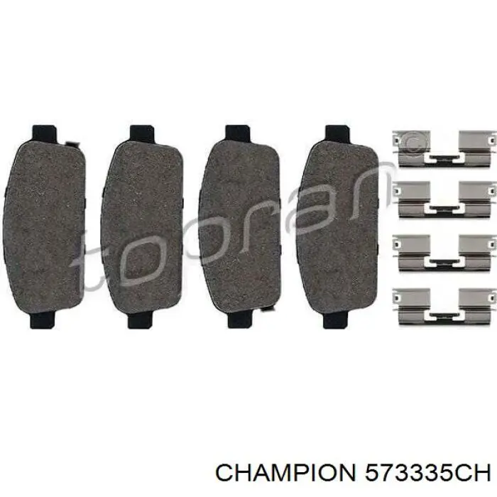 Купити 573335CH Champion Задні колодки