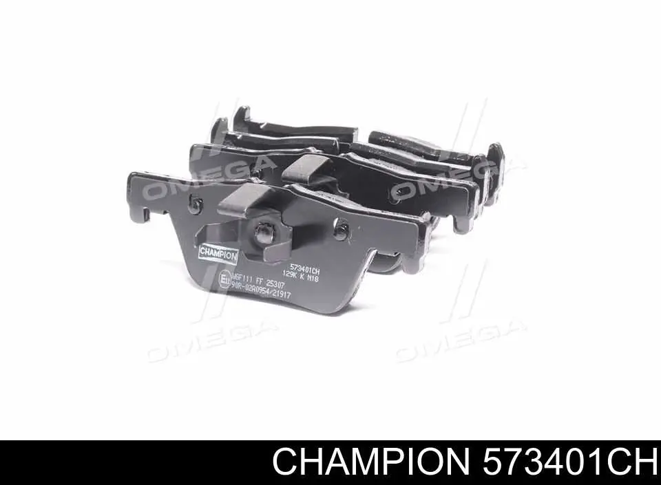 573401CH Champion Колодки гальмівні задні, дискові