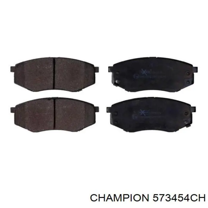 573454CH Champion колодки гальмівні передні, дискові