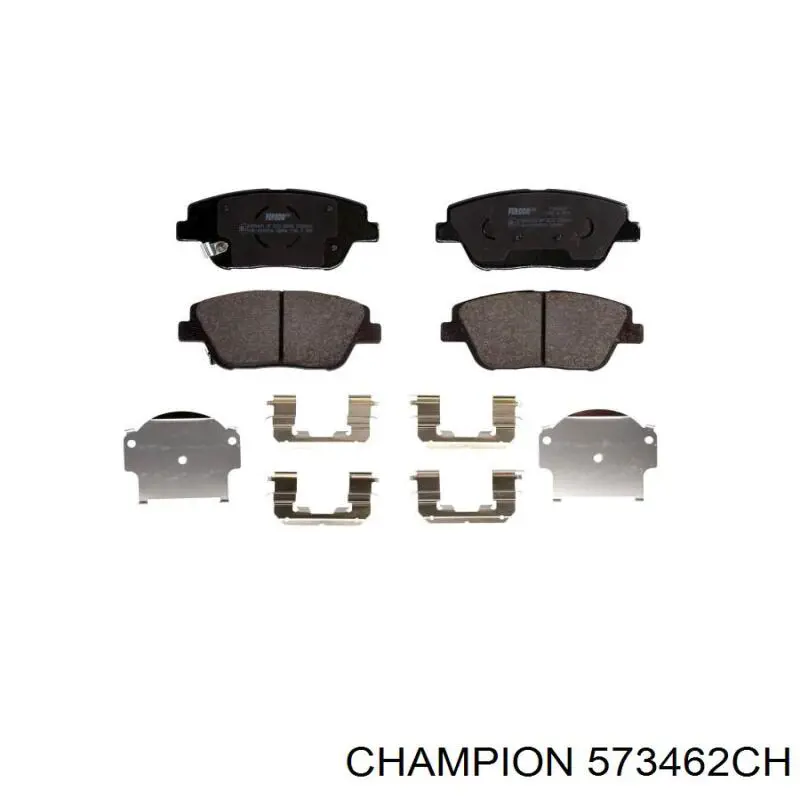 Гальмівні колодки Champion 573462CH ціна, від 25.34 USD
