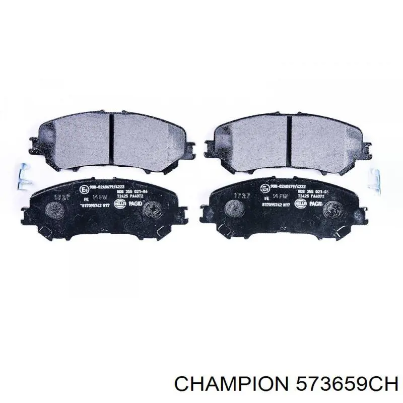 Гальмівні колодки Champion 573659CH ціна, від 19.85 USD