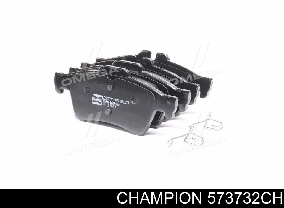 Задні гальмівні колодки Champion 573732CH ціна, від 17.11 USD