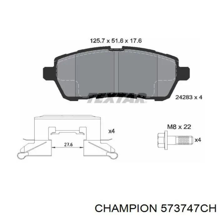 Тормозні колодки Dafmi D420E