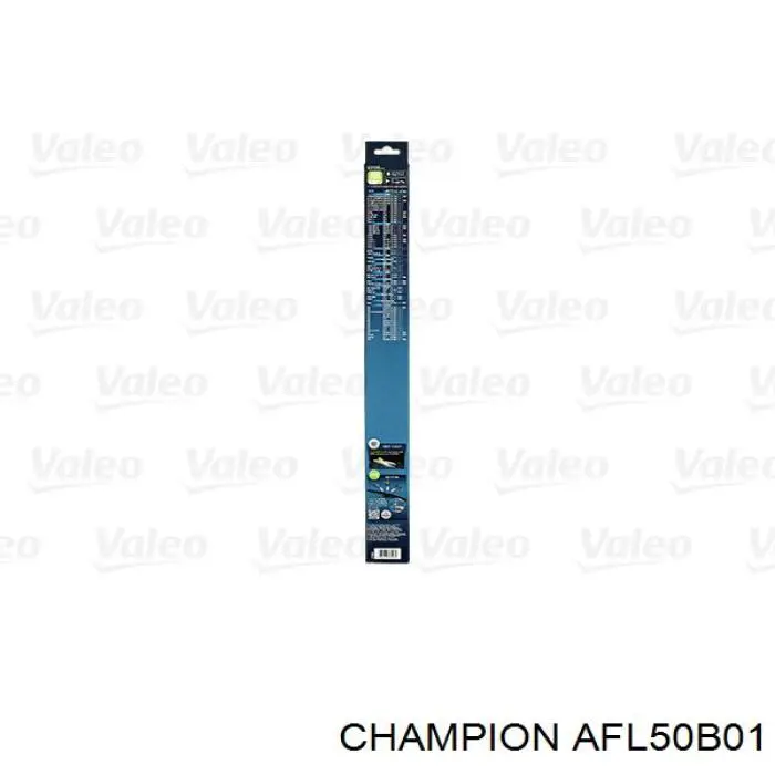 Щітка-двірник лобового скла, пасажирська AFL50B01 Champion