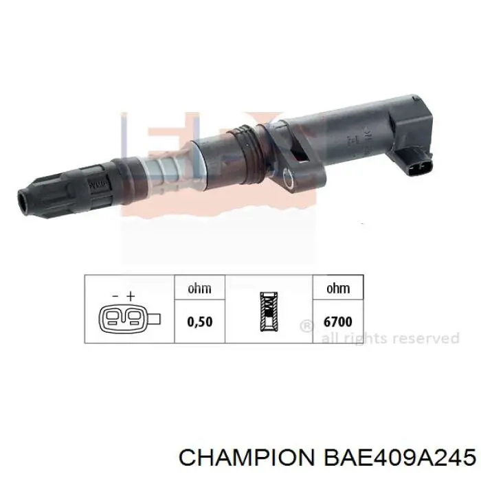 Купити BAE409A245 Champion Котушка запалювання