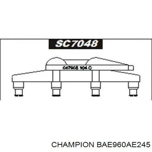 Котушка запалювання B0047 General Motors