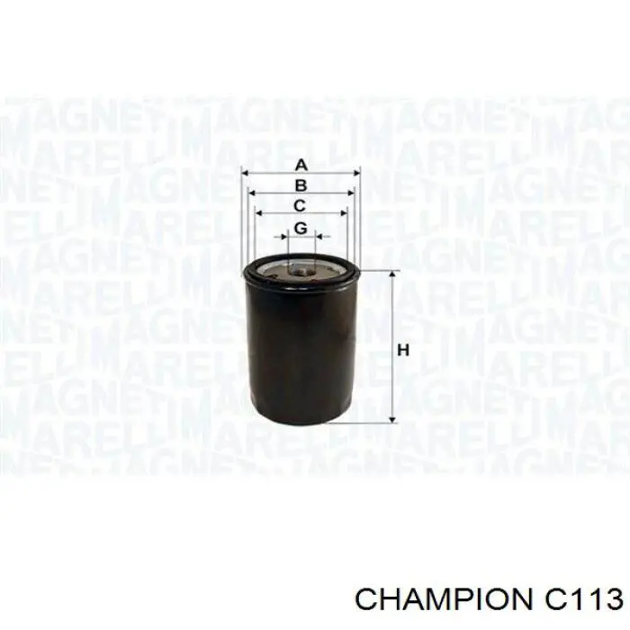 Масляний фільтр C113 Champion