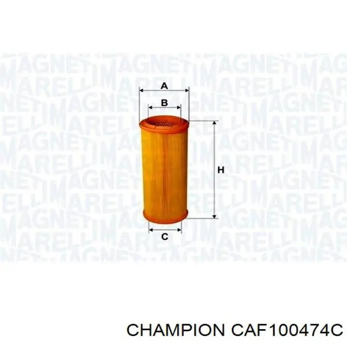 CAF100474C Champion фільтр повітряний