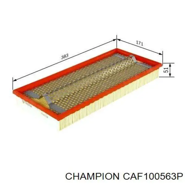 CAF100563P Champion Повітряний фільтр двигуна