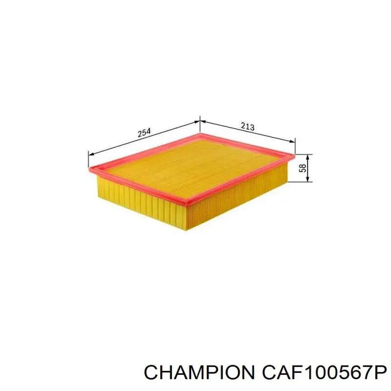 Повітряний фільтр CAF100567P Champion