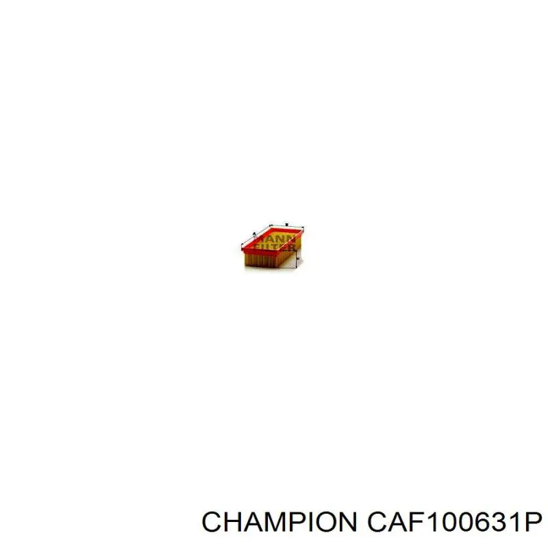 CAF100631P Champion фільтр повітряний