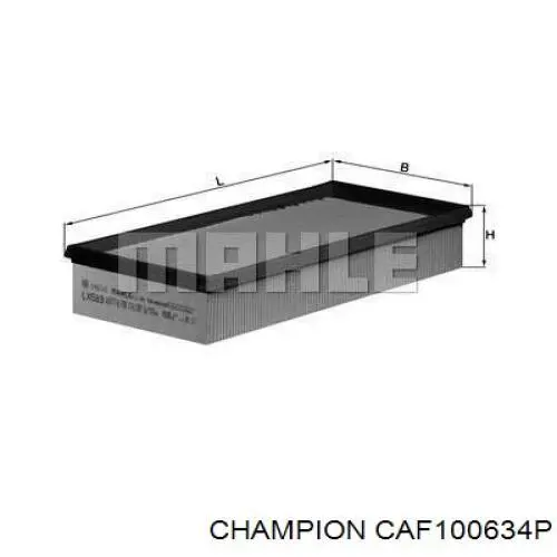 Фільтр повітряний CAF100634P Champion