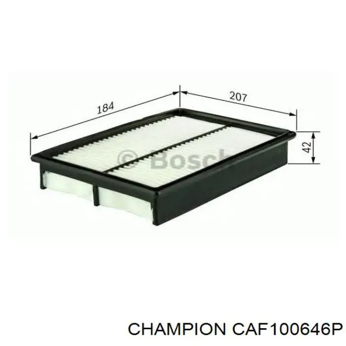 Купити CAF100646P Champion Автомобільний фільтр повітря