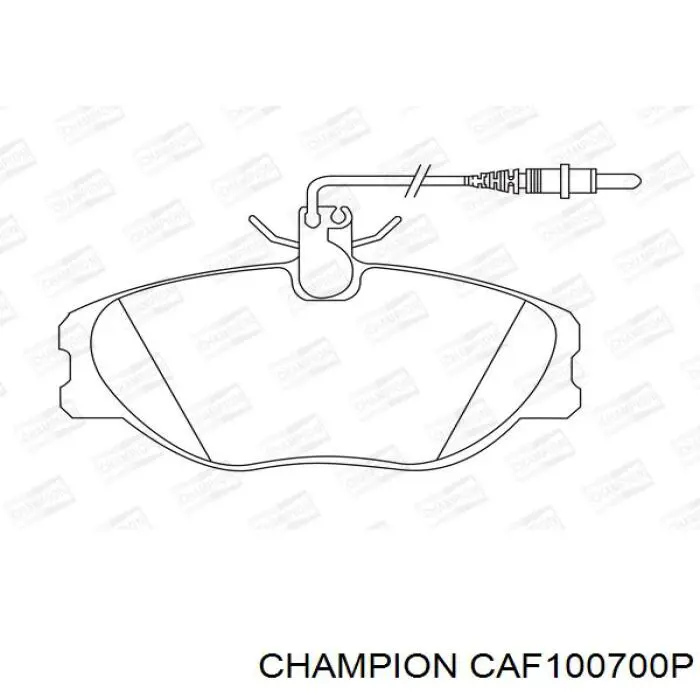 Фільтр повітряний Champion CAF100700P