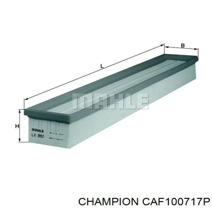 Елемент повітряного фільтра Alpha Filter AF1695 ціна, від 4.32 USD