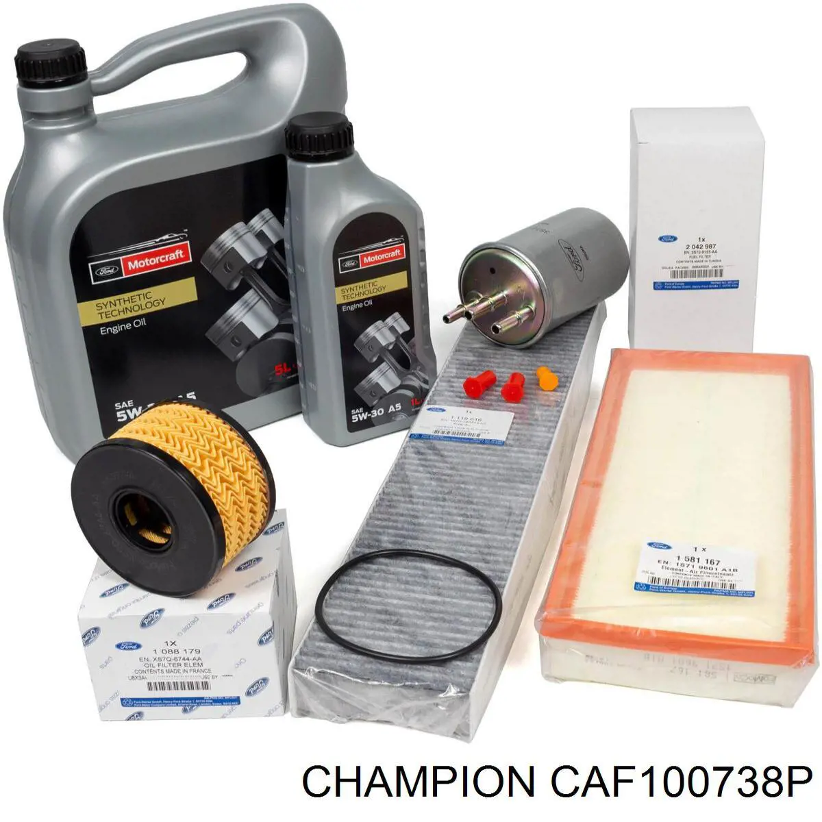 CAF100738P Champion Повітряний фільтр двигуна