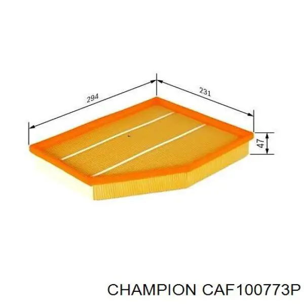 Повітряний фільтр CAF100773P Champion