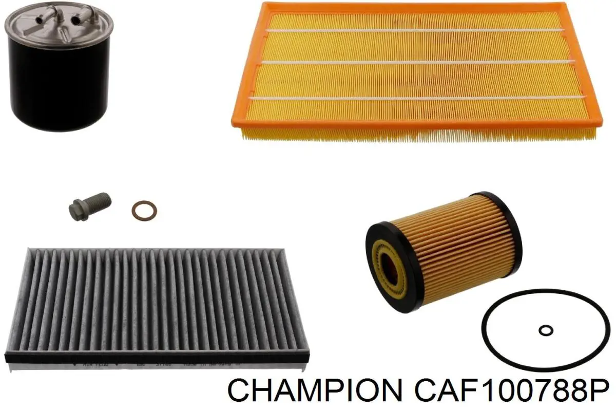 CAF100788P Champion Повітряний фільтр двигуна
