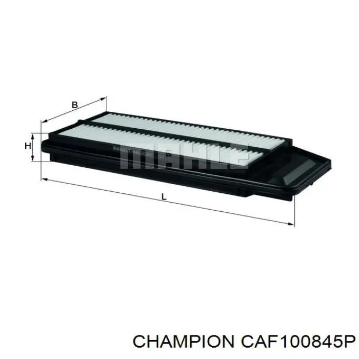 Елемент повітряного фільтра Champion CAF100845P ціна, від 6.66 USD