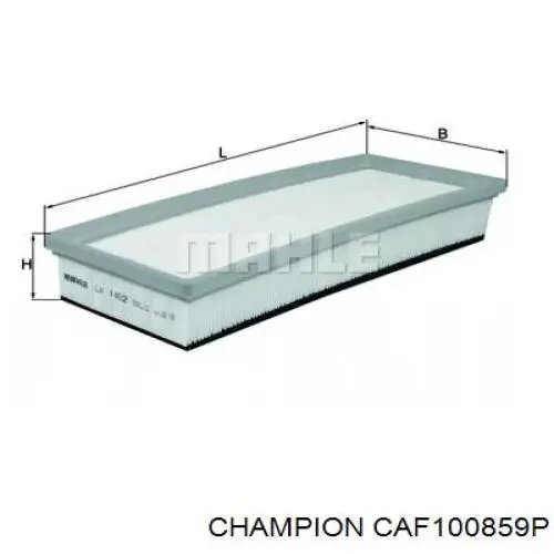 CAF100859P Champion фільтр повітряний