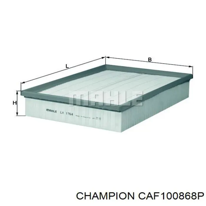 Купити CAF100868P Champion Автомобільний фільтр повітря