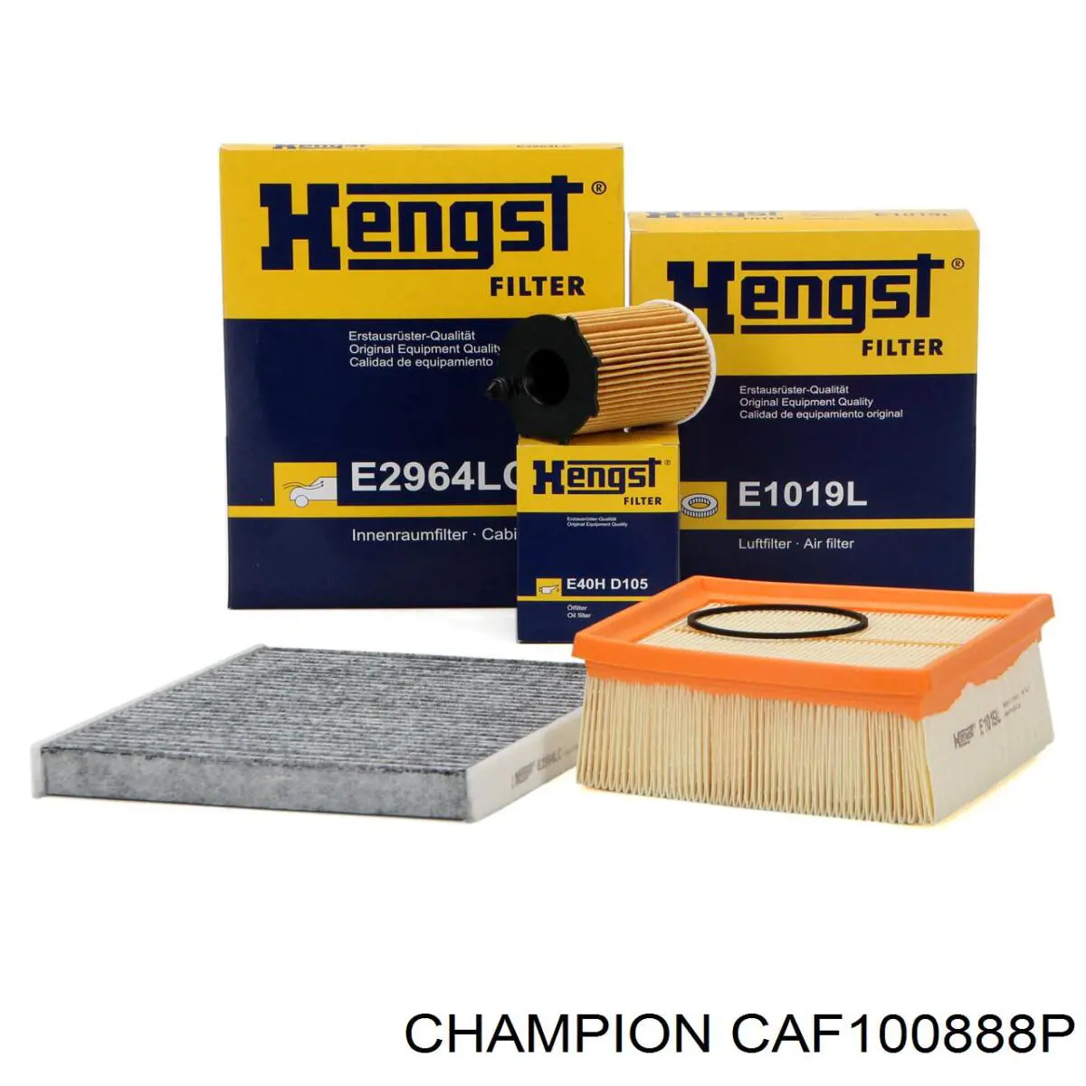 CAF100888P Champion Повітряний фільтр двигуна