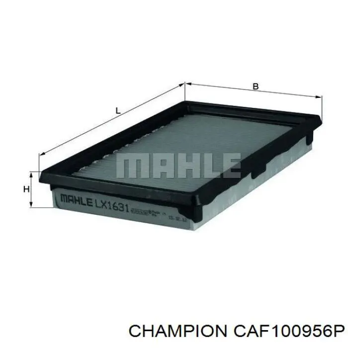 Купити CAF100956P Champion Автомобільний фільтр повітря
