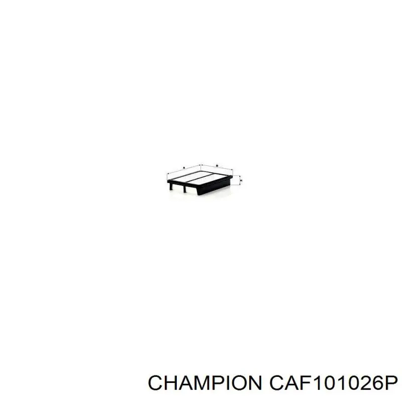 Елемент повітряного фільтра Champion CAF101026P ціна, від 6.38 USD