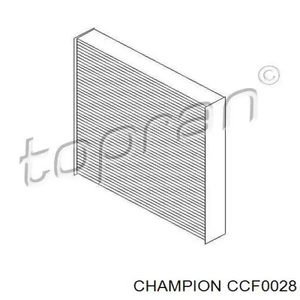 Фільтр салону CCF0028 Champion