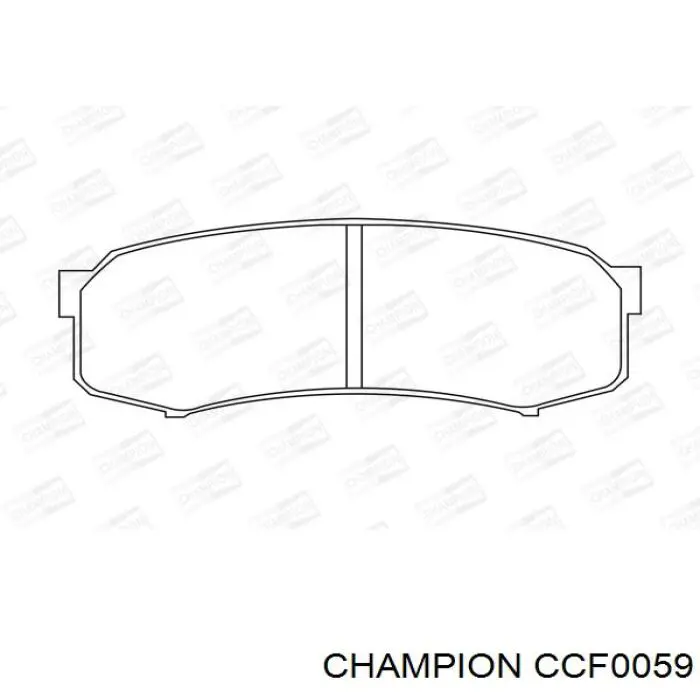 Повітряний фільтр салону Champion CCF0059
