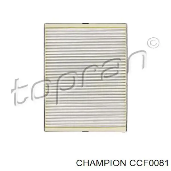 Купити CCF0081 Champion Фільтр салону вугільний