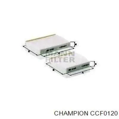 Повітряний фільтр салону Champion CCF0120