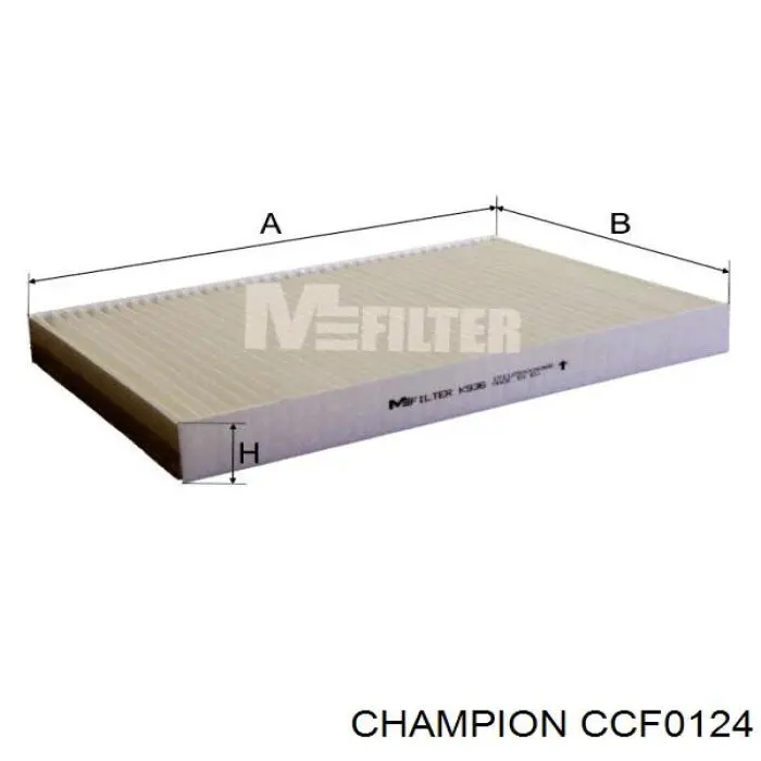 Фільтр салону CCF0124 Champion