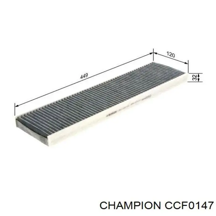 Фільтр повітряний обігрівача Champion CCF0147 ціна, від 11.31 USD