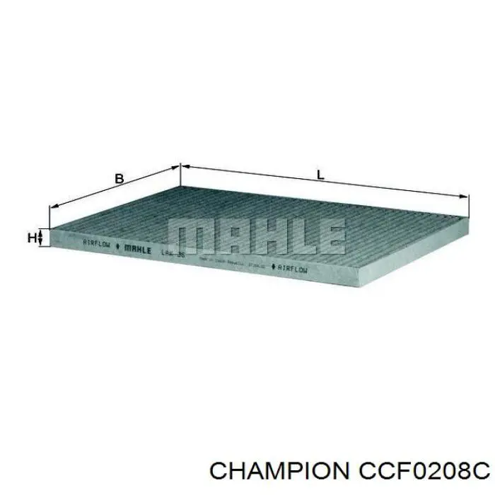 Фільтр салону B4X002PR JC Premium