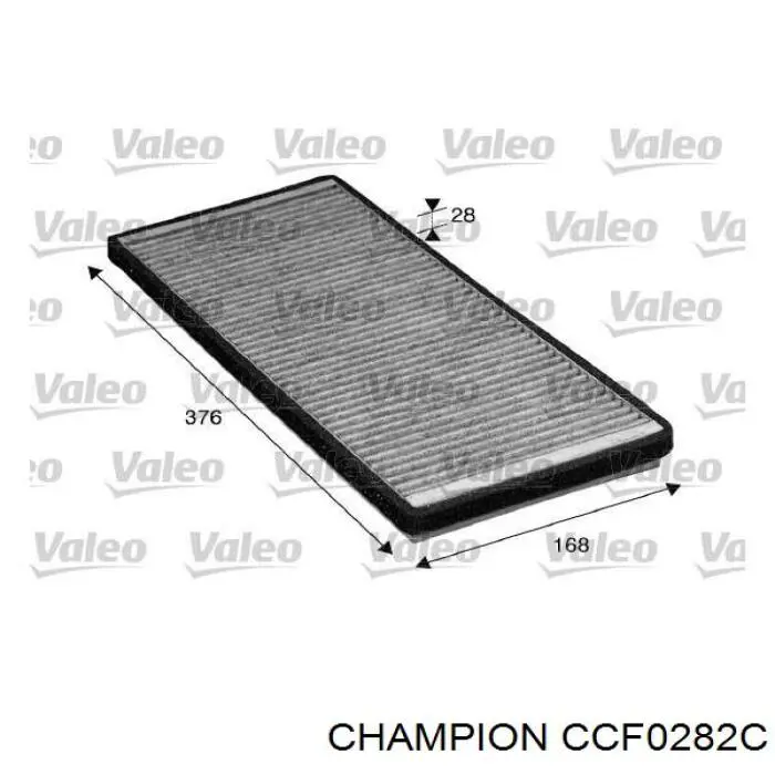 Фільтр салону CCF0282C Champion