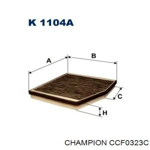 Фільтр салону WP9131 WIX