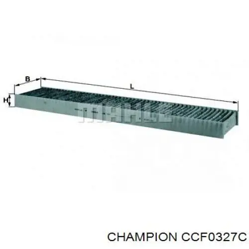 CCF0327C Champion фільтр салону