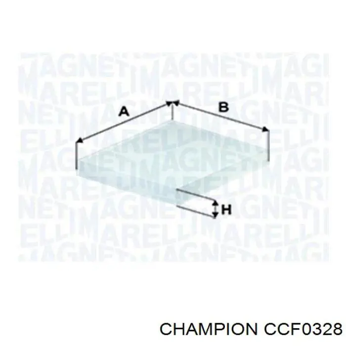CCF0328 Champion Внутрішньосалонний фільтр