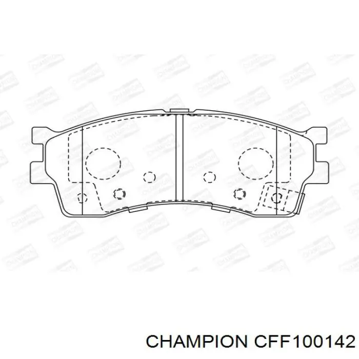 CFF100142 Champion Фільтр палива