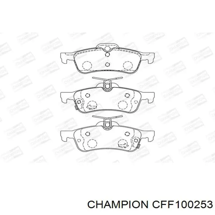 CFF100253 Champion Фільтр палива
