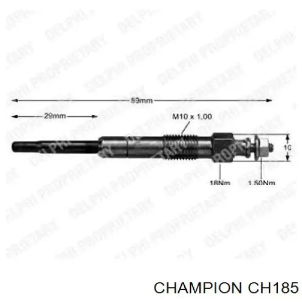 Купити CH185 Champion Свічка накалу