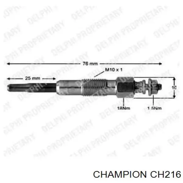 KP044 Kamoka Свічки розжарювання