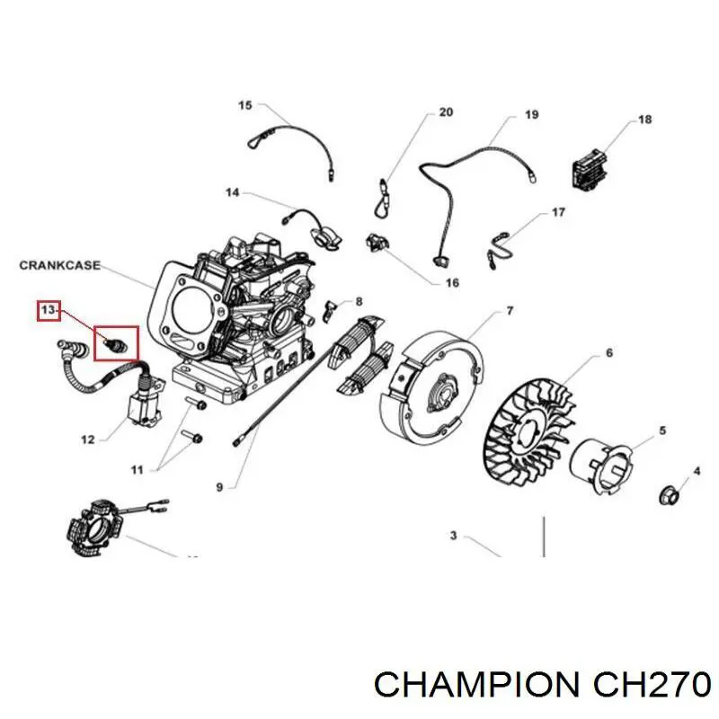 Купити CH270 Champion Свічка накалу