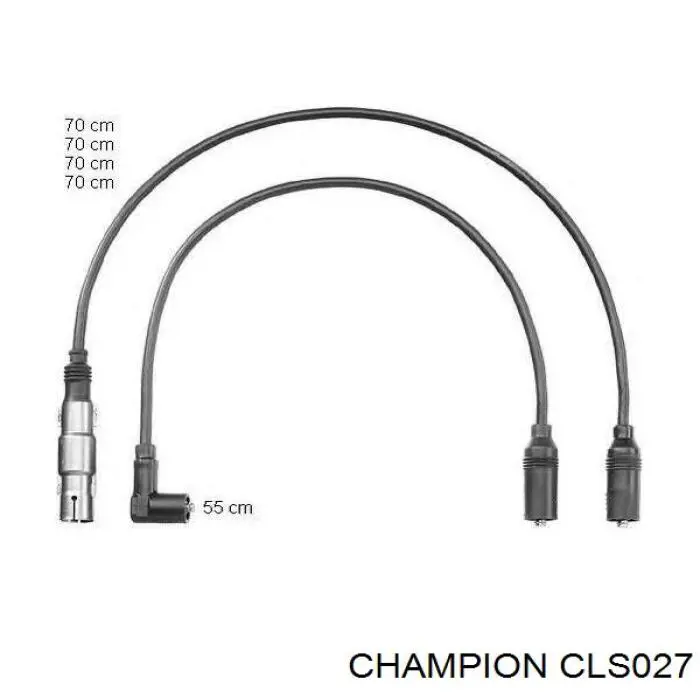 Дроти запалювання Champion CLS027 ціна, від 44.86 USD