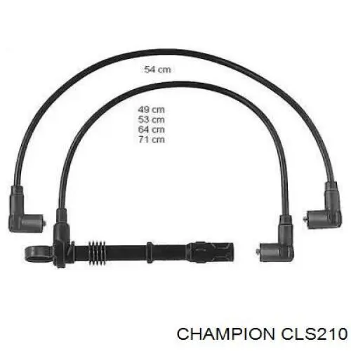 Дроти запалювання Champion CLS210 ціна, від 78.34 USD